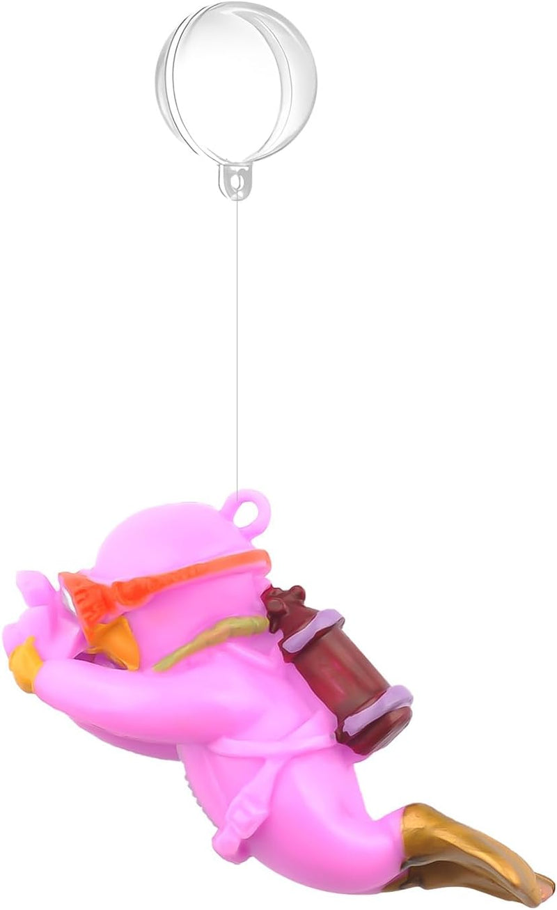 onesimcr Floating Fish Tank Decorations, Aquarium Decorations - Purple