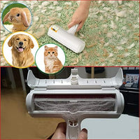 Nado Care Pet Hair Remover Roller - Lint Roller for pet Hair - Self Cleaning Dog & Cat Hair Remover - Remove Dog, Cat Hair from Furniture, Carpets, Bedding, Clothing and More. White