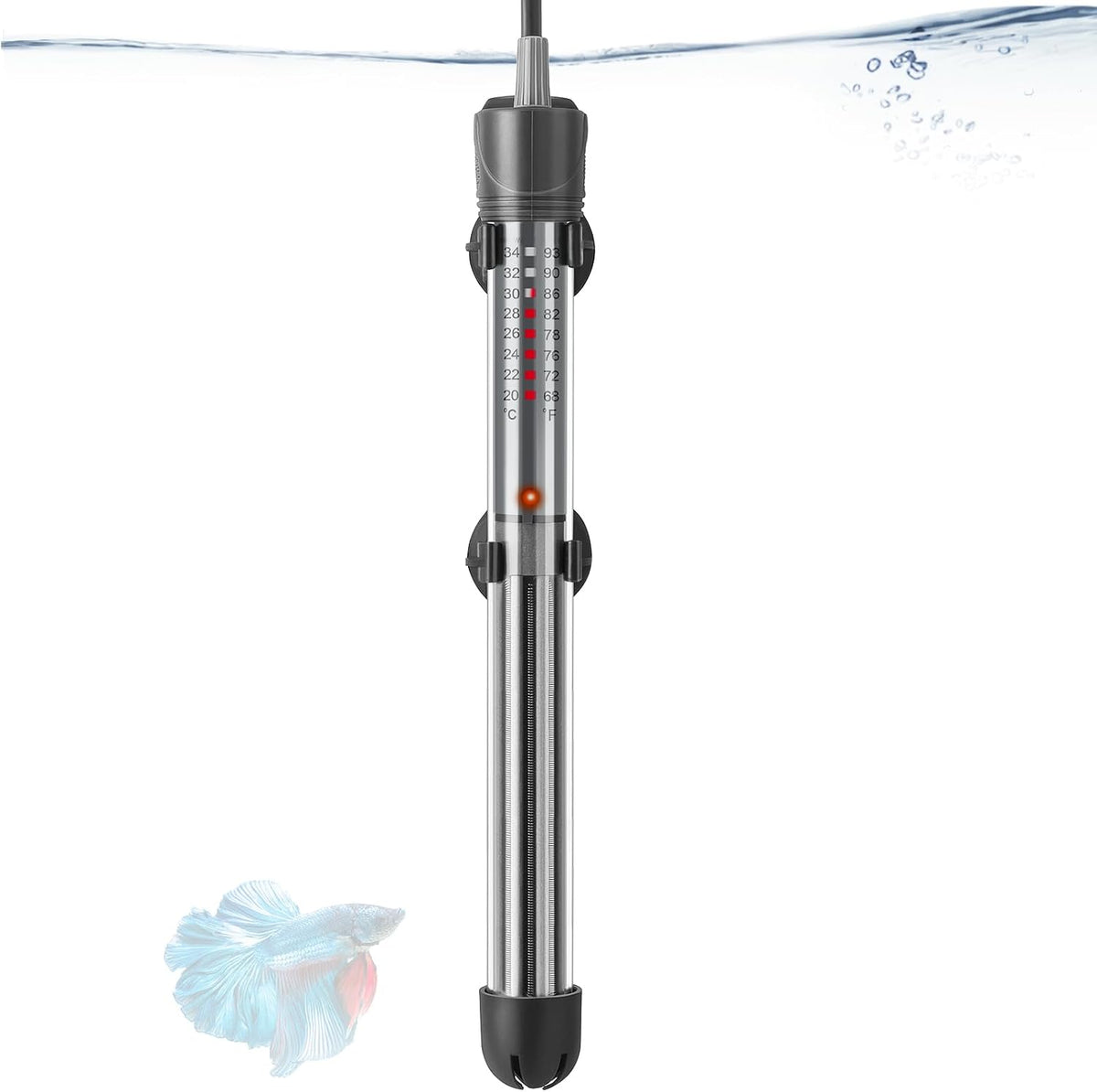 HITOP 50W Adjustable Aquarium Heater - 10.4in-300w