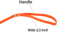 Waterproof Long Dog Leash Recall Training Lead 5 10 16 30 50 Foot - orange / 30ft - image 4