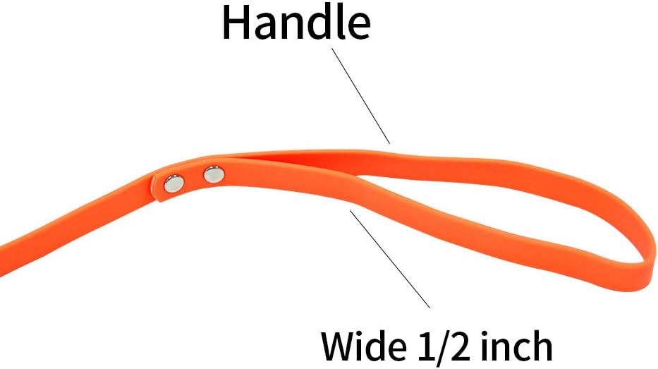 Waterproof Long Dog Leash Recall Training Lead 5 10 16 30 50 Foot - orange / 30ft - image 4