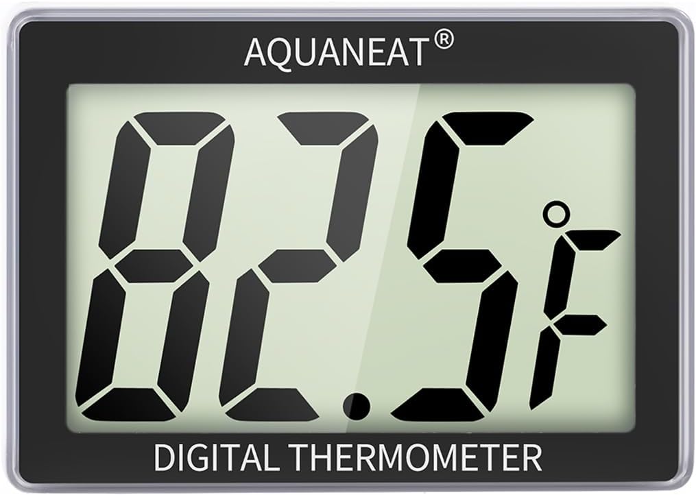 AQUANEAT Aquarium Thermometer, Fish Tank Thermometer