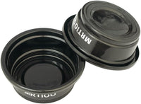 Lizard Crested Gecko Food Water Feeding Cups - 100 Cups Black - image 4