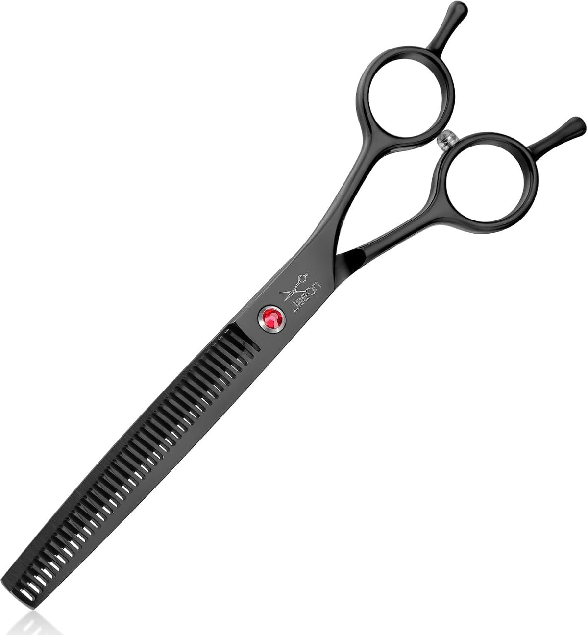 JASON Dog Grooming Thinning Scissors - Black / 7.02