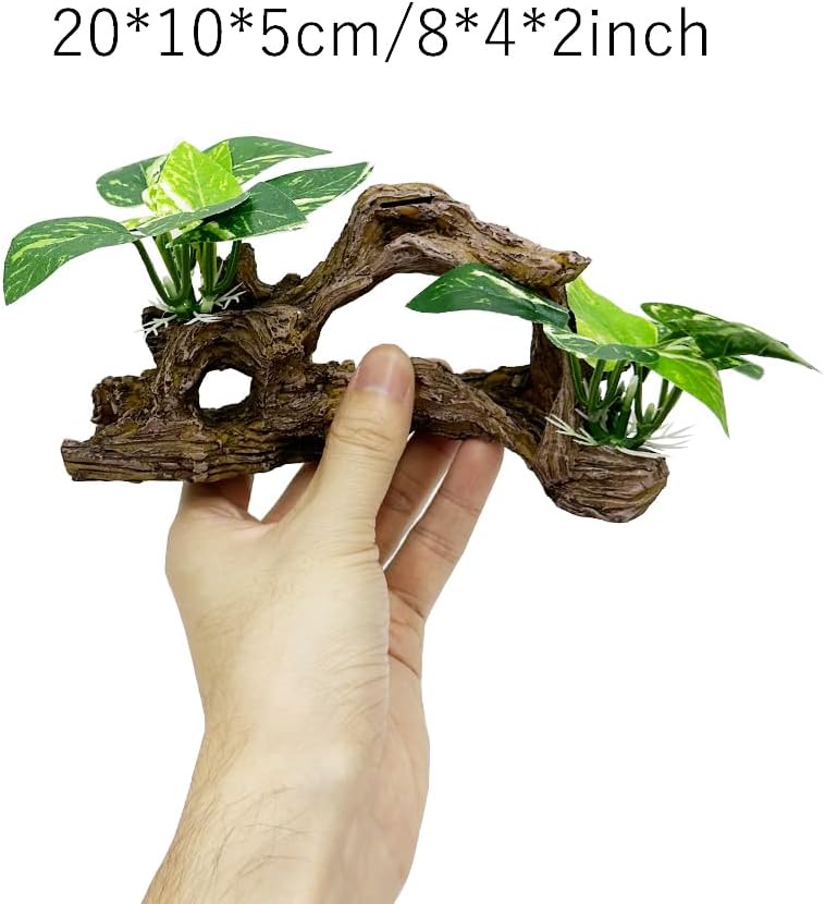 Fish Tank Decorations Aquarium Decor Ornaments Betta Silk Leaf pad - Type-e - image 2