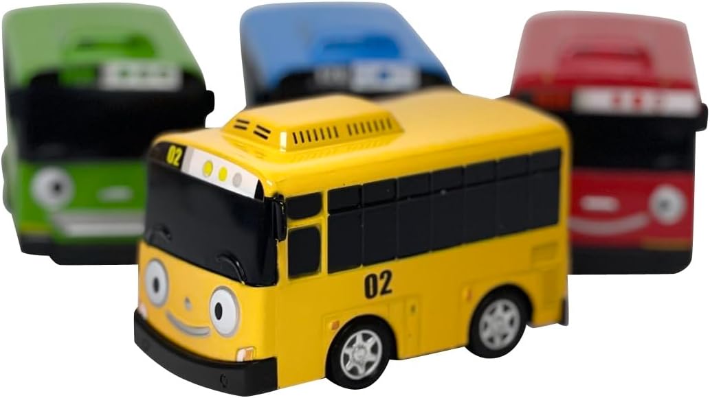 Tayo Gani Lani Rogi - The Little Bus Tayo Special Metal Vehicles Set 4pcs – Fun for Kids & Family - image 4