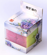 QiYi Warrior W 3x3 stickerless jelly speed cube with frosted transparent colors - view 9