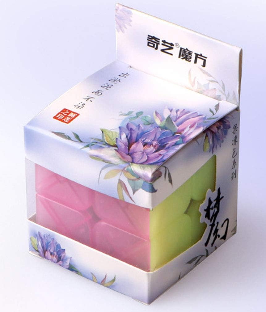 QiYi Warrior W 3x3 stickerless jelly speed cube with frosted transparent colors - view 9