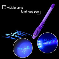 Invisible Ink Pen,14Pcs Spy Pen,Invisible Disappearing Ink Pen with uv Light Fun Activity - 14 - image 4