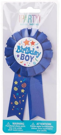 Birthday Boy Blue Fabric Award Badge, 7" - image 4