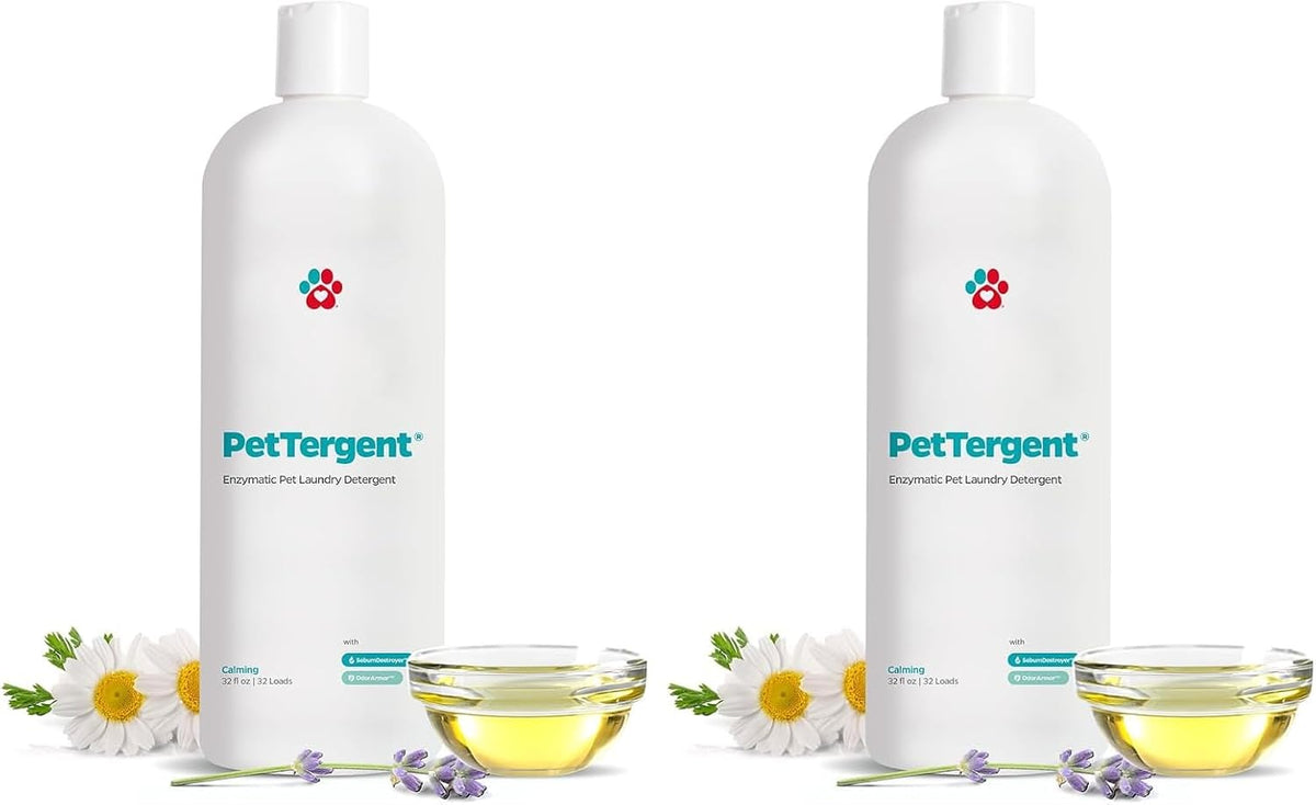 Pet Parents PetTergent, Enzymatic Pet Laundry Detergent - Calming / 32 Fl Oz (Pack of 2)