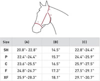 HORZE Adepto Adjustable Horse Halter | Soft, Durable Polyester - Dark Navy - Cob