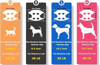 Pet Grooming Hammock Harness for Large Dogs, Breathable Pet Dog Hammock Restraint Bag,Dog Grooming Sling Helper for Trimming Nail and Ear/Eye Care(L Size,10.2")