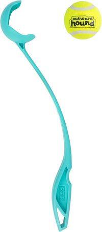 Outward Hound FlyFetch Launch-A-Ball Dog Ball Launcher Toy - Launch A Ball (Medium)