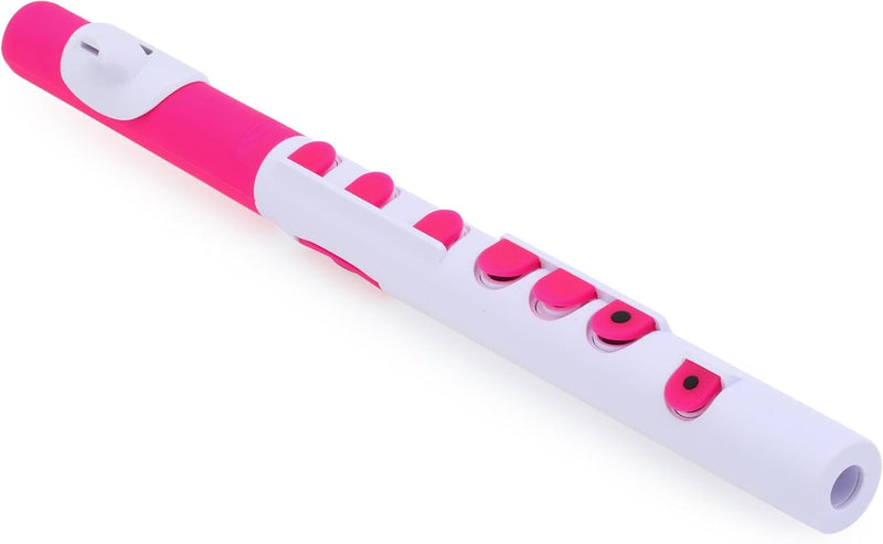 Nuvo Toot Plastic Flute for Beginners - White/Pink