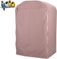 QBLEEV Bird Cage Covers, Breathable Blackout Birdcage Covers for Night – Essentials for Birds - Pink / 14.1"L X 18.5"W X 26.7"H