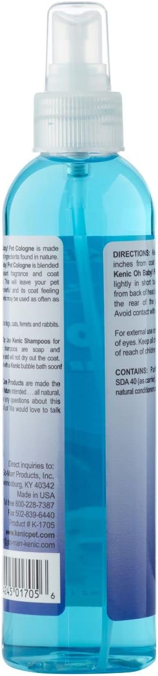 Pet Cologne, Long Lasting Scented Dog & Cat Deodorizing Spray - Baby Powder - image 2