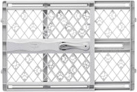 MYPET Paws Portable Pet Gate: 26-40" Wide Expandable - Light Gray
