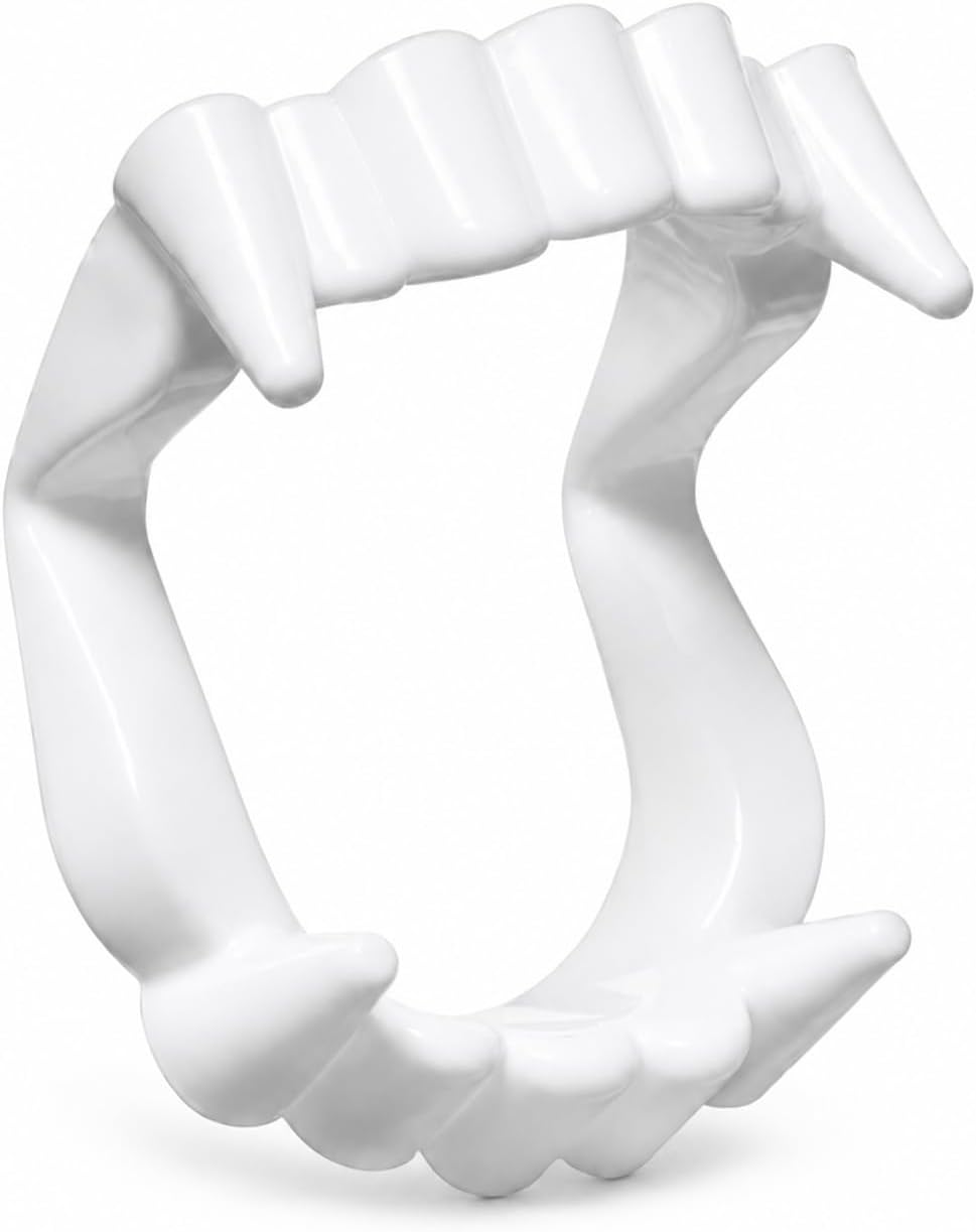 The Dreidel Company 24 pack white Halloween vampire fangs teeth - view 2