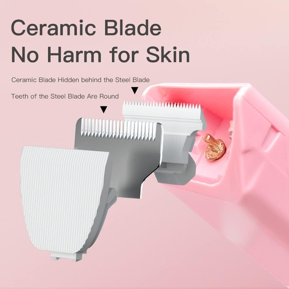 Dog Clippers,Quiet Washable USB Rechargeable Cordless Dog Grooming Kit,Electric Pets Hair Trimmers - Tb006 3pc Replacement Blades - image 4