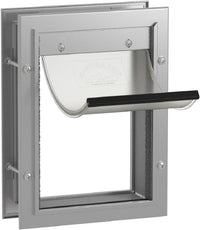 Hakuna Pets aluminum dog and cat door with magnetic flap and locking panel