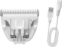 Replaceable Charging Cable&Standard Size Ceramic Blade Set,Pet Dog Hair Clipper Cat Trimmer Used Blade