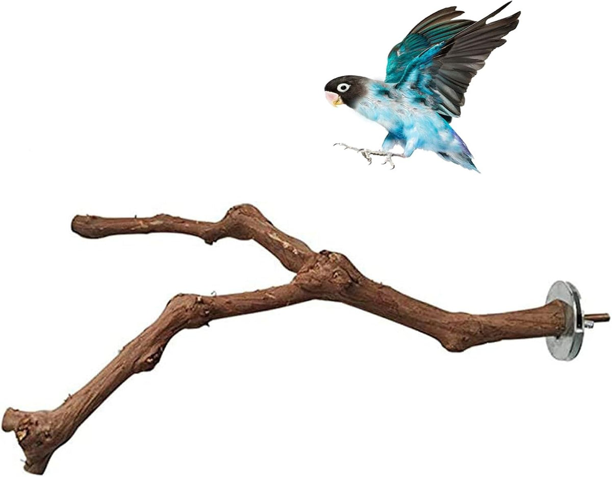 PINVNBY Parrot Perches Natural Birds Stand Wild Grape Stick Grinding - 1 PCS: 