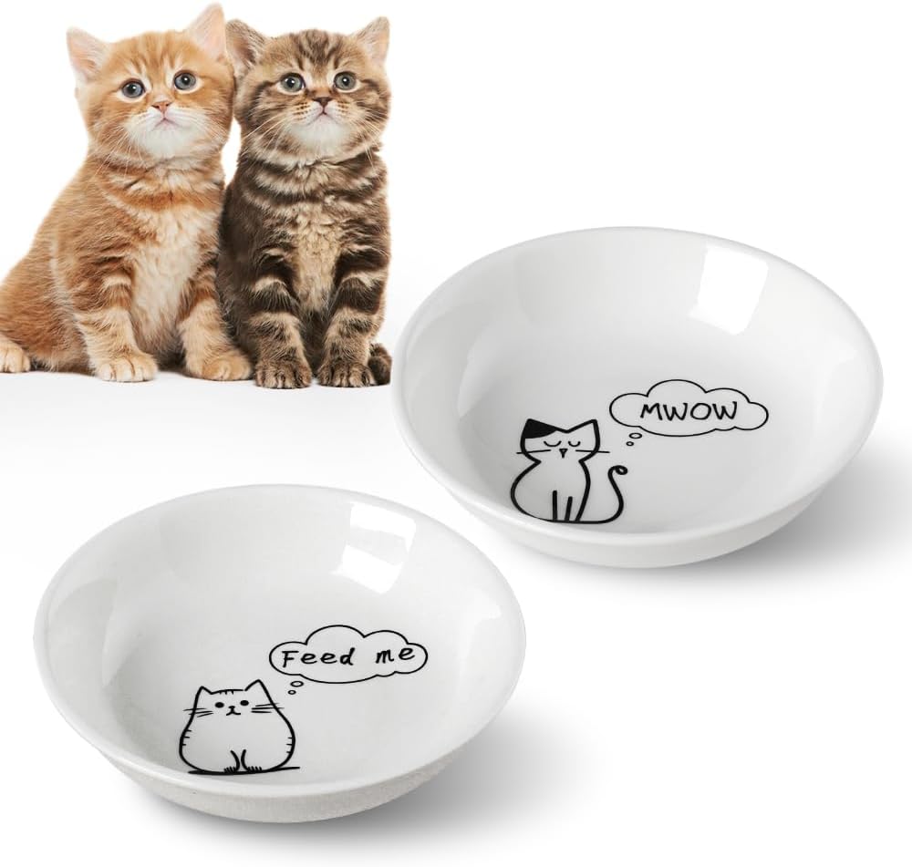 HAPPY KIT 2pcs Little Cat Bowls