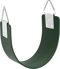 GAMKII replacement swing seat in green with U-shaped EVA board and stainless steel triangle rings