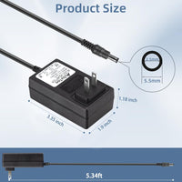 DaToo Aquarium Light LED Power Adapter AC 100-240V DC 12V 1A - 24V 2A - image 2