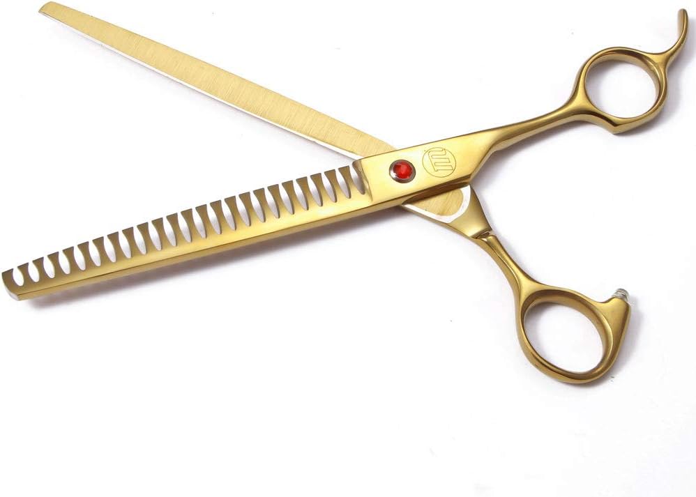 Professional Dog Grooming Scissors Set - 8 Inch (Pack of 5) / Gold - image 4