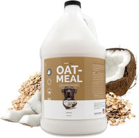 Bark2Basics Oatmeal Conditioner, Gallon - Natural Ingredients, Moisturizing, Hydrating, Crafted with Colloidal Oatmeal, Relieves Dry Itchy Irritated Skin, Coconut Fragrance