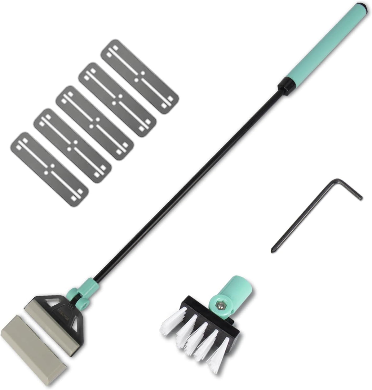 UPETTOOLS Aquarium Clean Tool 6 in 1 Fish Tank Cleaning Kit Algae - 2in1