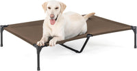 Garnpet Elevated Dog Bed for Large Dogs - Brown / X-Large