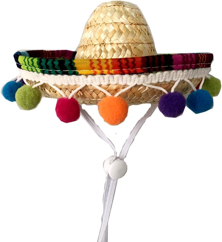 Crazy Night Mini Sombrero Top Hat Headband Tiny Straw Hat Small