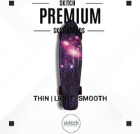SKITCH Skateboards for Kids, Teens and Adults - Purple Galaxy LED+ - image 2