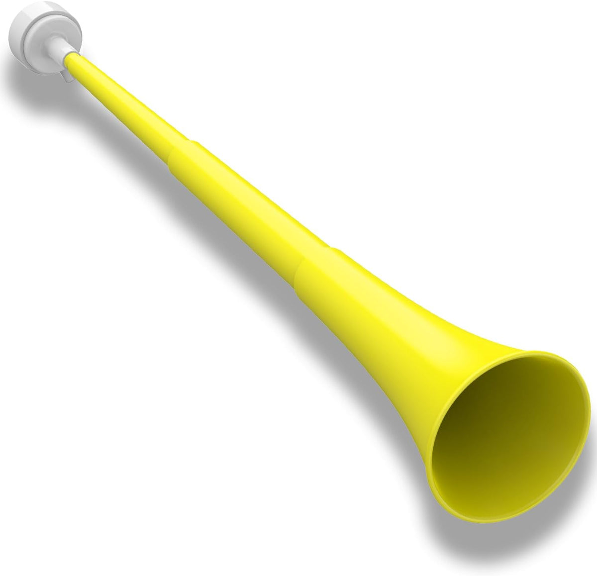 Stadium Horn Vuvuzelas Soccer Noisemakers Collapsible Blow Trumpet - Yellow