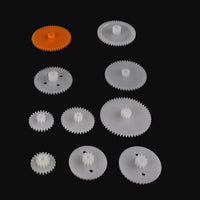 Delinx 200 piece plastic gear set with crown, worm and reduction gears - view 4