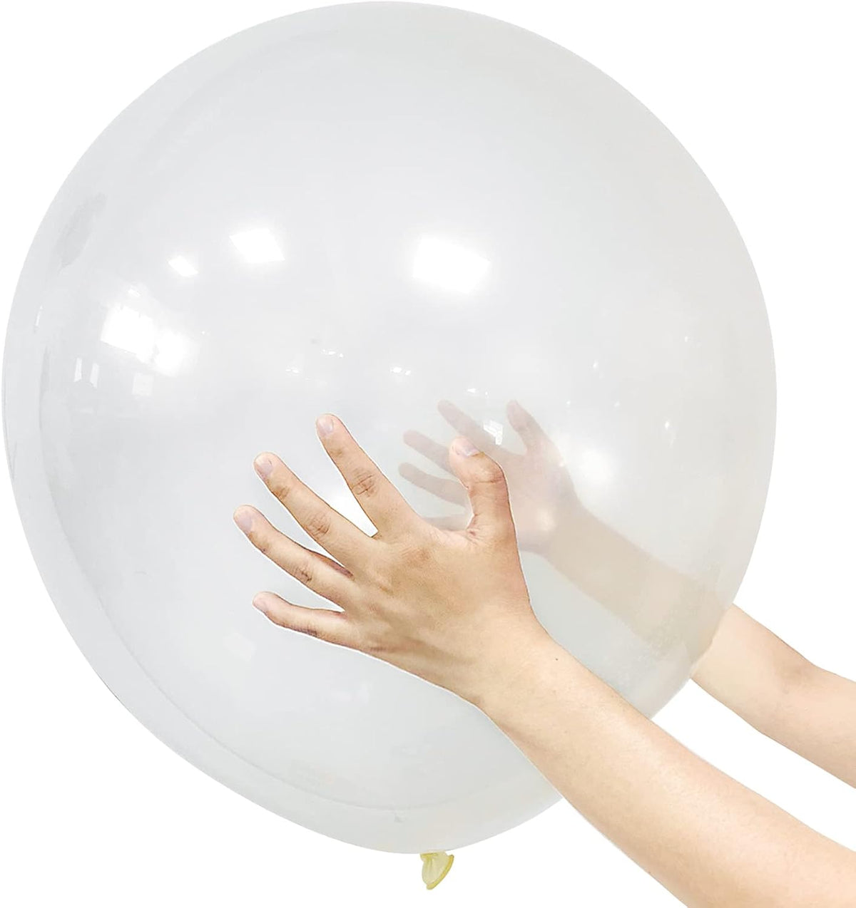 ASIYUHY Red Balloons 18 Inch 12 Pack Large Latex Party Balloons – Fun for Kids & Family - Transparent Balloon