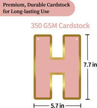 Pre-Strung Happy Birthday Banner - Rose Gold - image 3