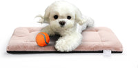 Dog Crate Pad Washable Dog Bed for Crate Medium Cozy Mat 36-Inch Gray – Essentials for Dogs - 22.0"L x 13.0"W x 1.0"Th / pink