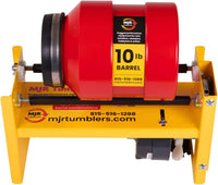 MJR Tumblers 40lb heavy duty rock tumbler with powder-coated steel frame and rubber rollers - view 3