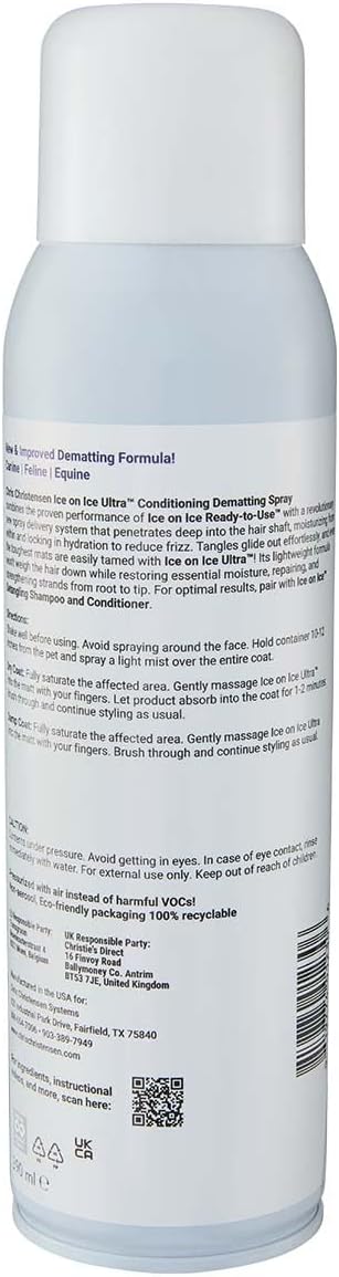 Chris Christensen Ice On Ice Ultra Conditioning Dematting Spray - image 2