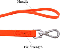 Waterproof Dog Training Leash 50FT 30FT 15FT 10FT 5FT Heavy Duty - 10FT / Orange - image 2