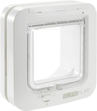 White SureFlap Sure Petcare microchip cat flap with selective entry - view 4