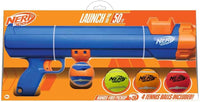 Nerf Dog Tennis Ball Blaster Dog Toy – Essentials for Dogs - 20 Inch Large Blaster with 4 Balls / Dog
