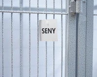 SENY Heavy Duty Large Walk-in Bird Aviary Cage, 79H x 86W x 62D inches, for Parrots, Macaws, Cockatoos, Reptiles, Dogs, Birds Flight Cage. (Silver White, Wire Size: 0.14")