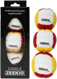 Zeekio Galaxy 12 panel leather juggling balls, pack of 3 in dark blue - view 7