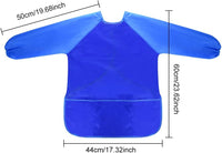 KUUQA Waterproof Children Art Smock Kids Art Aprons – Fun for Kids & Family - Yellow, Pink, Blue / 6 - image 2