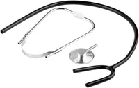 BinaryABC black toy stethoscope for kids doctor costume and pretend play - view 2